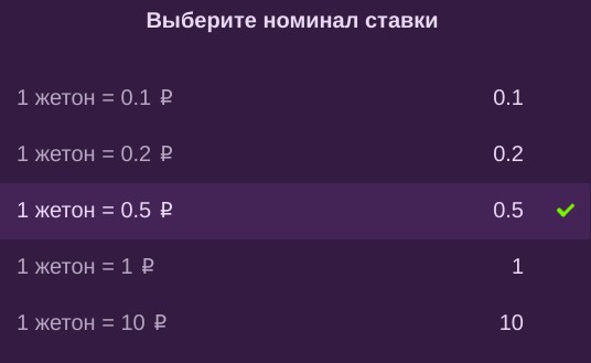 Минимальная ставка в игровых автоматах